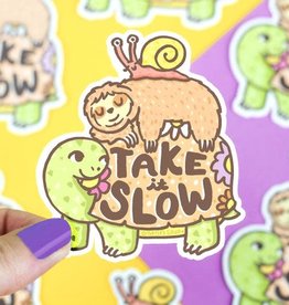 Turtle Soup Turtle Soup - Take It Slow Vinyl Sticker