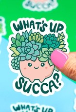 Turtle Soup Turtle Soup What's Up Succa Succulent Vinyl Sticker