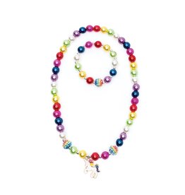 Great Pretenders Gumball Rainbow Necklace / Bracelet Set