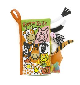 JellyCat Jellycat Farm Tails Soft Book