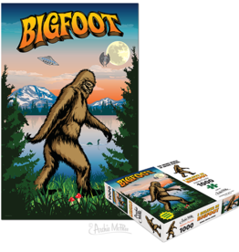 Archie McPhee 1000pc I Believe In Bigfoot Puzzle