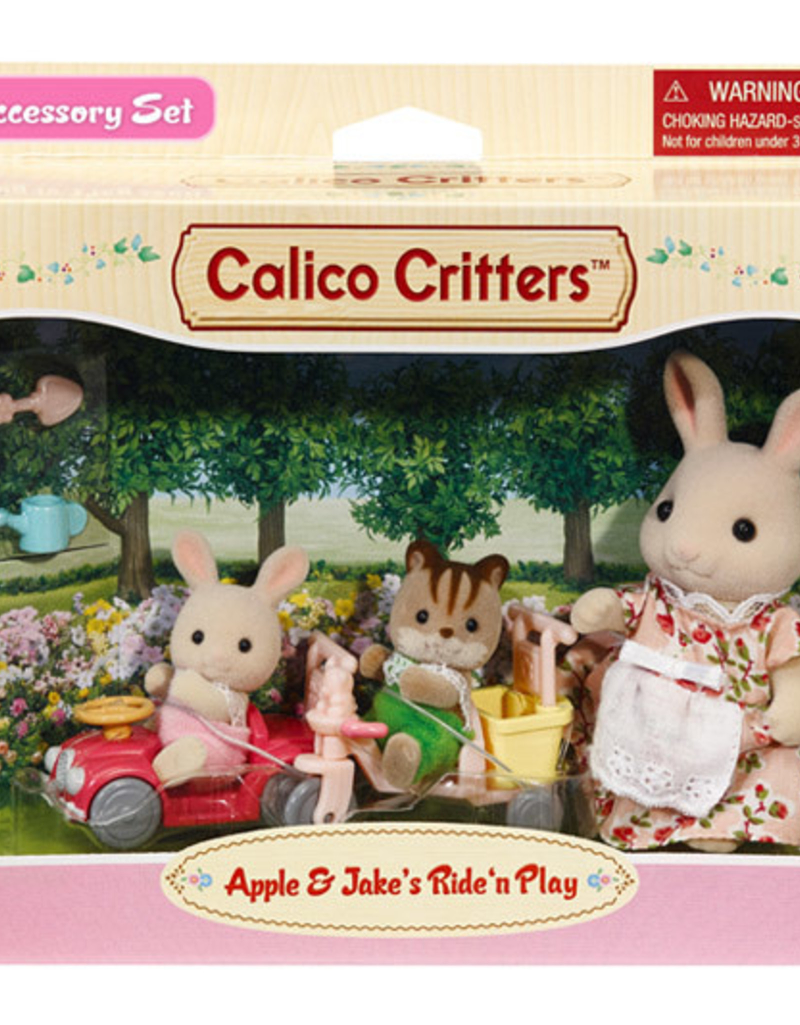 Calico Critters CC Apple & Jake's Ride n Play