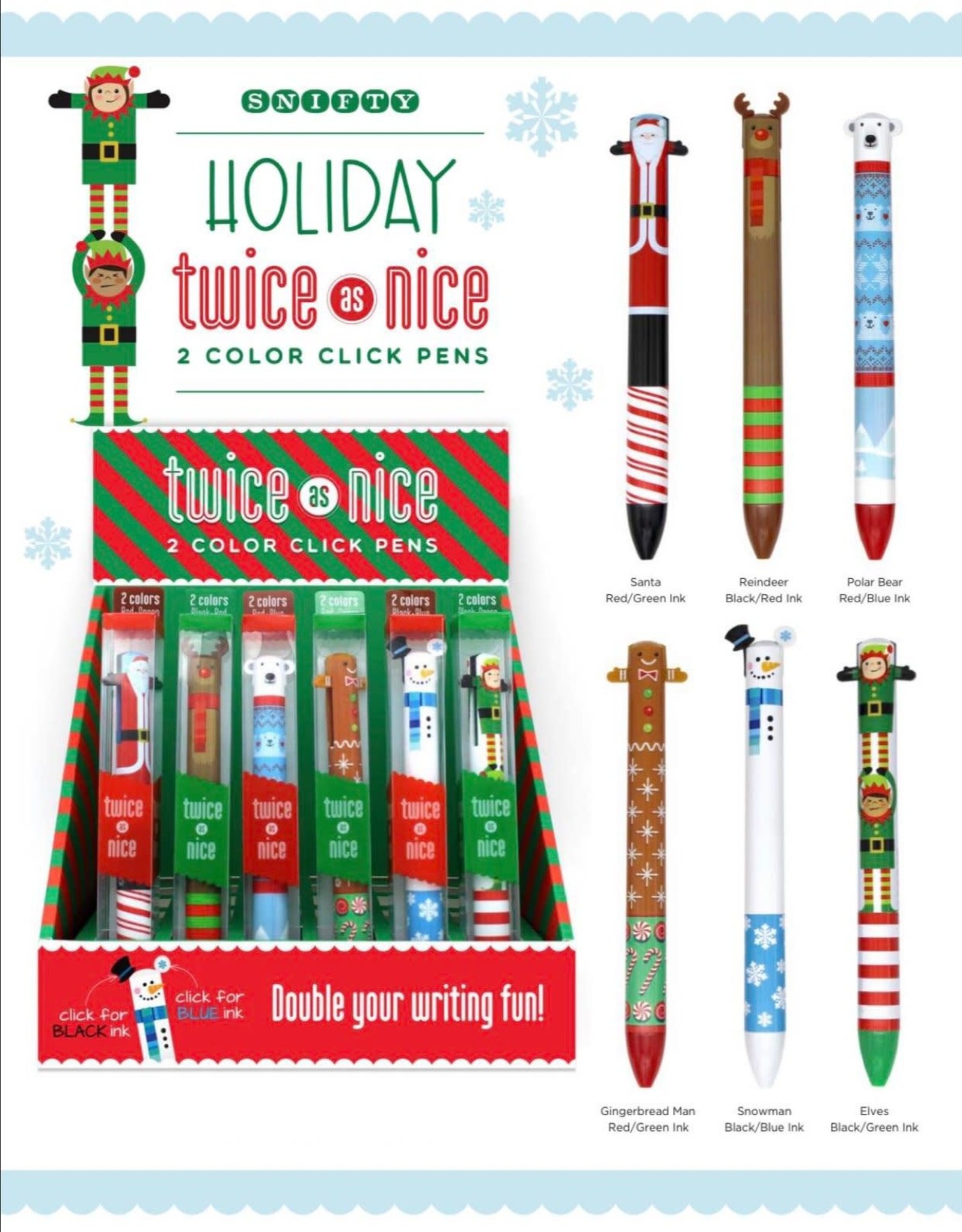 Snifty Snifty Twice as Nice Holiday Pen