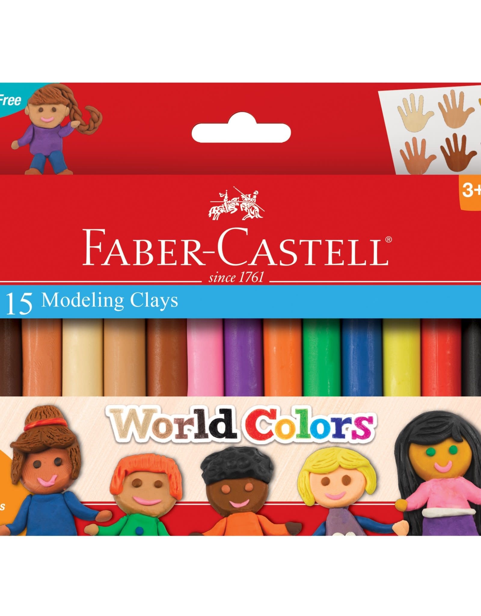 Faber-Castell World Of Colors 15 ct Modeling Clay