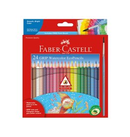 Faber-Castell 24 ct GRIP Watercolor EcoPencils