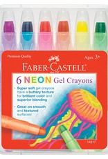 Faber-Castell 6ct Neon Gel Crayons