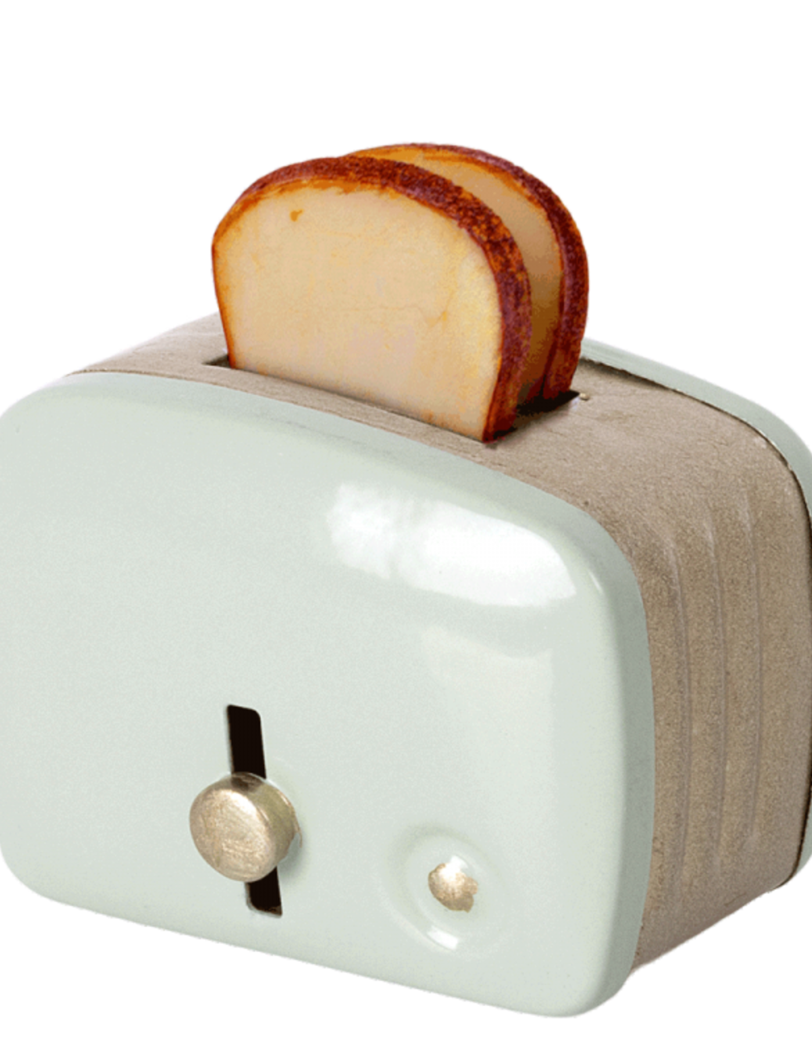 Maileg Maileg - Miniature Toaster & Bread, Mint