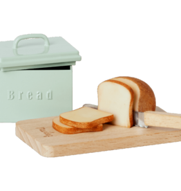 Maileg Maileg - Miniature Bread Box w/cutting Board & Knife