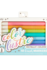 Ooly Color Lustre Metallic Brush Markers