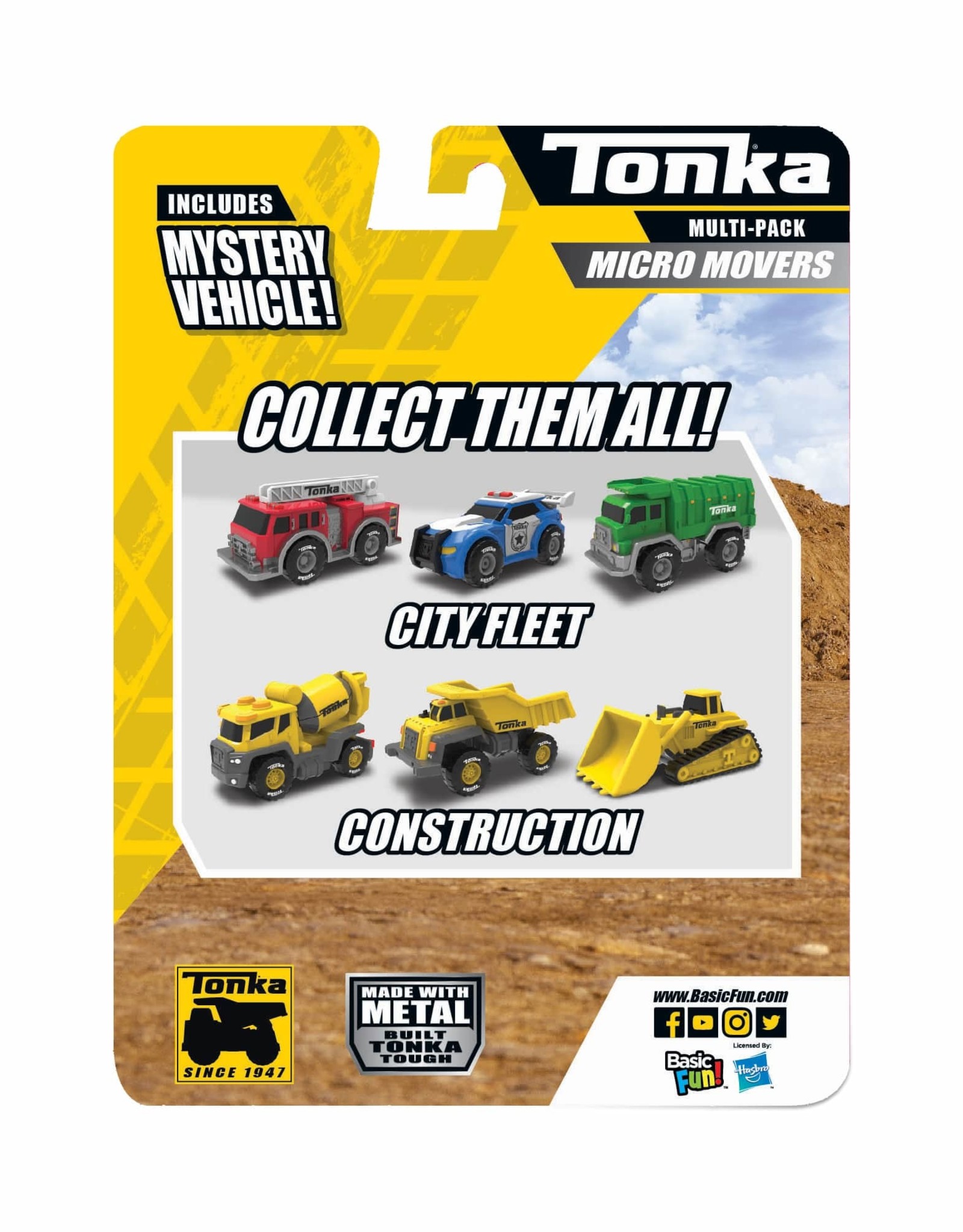 Schylling Tonka Micro Metals Multipack