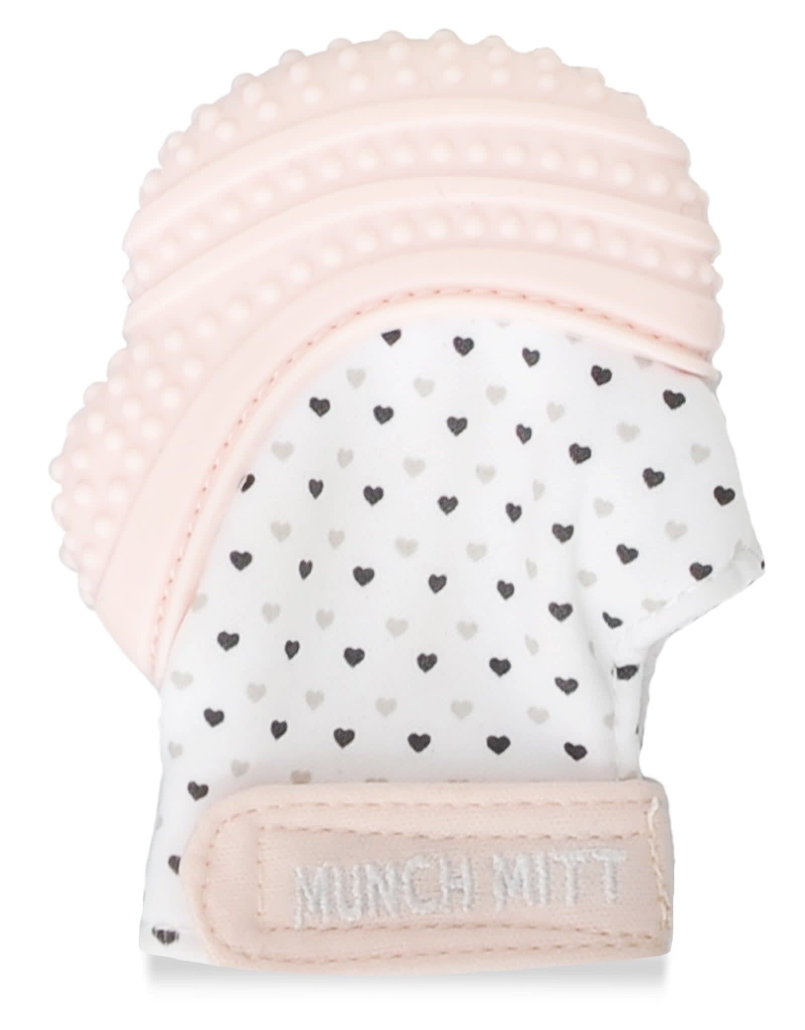 Munch Mitt Pastel Pink/Hearts