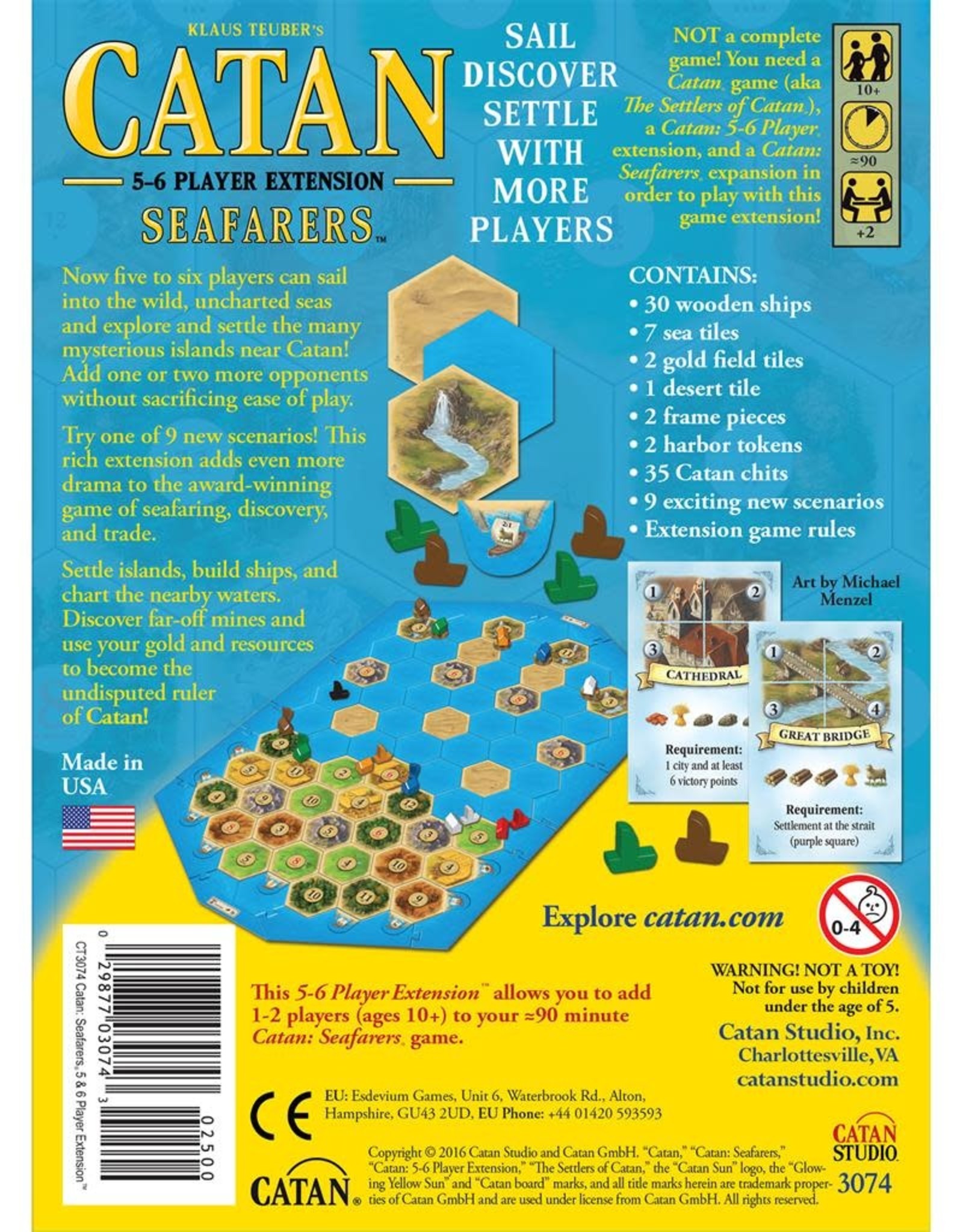 Asmodee Catan Seafarers 5/6 Extension