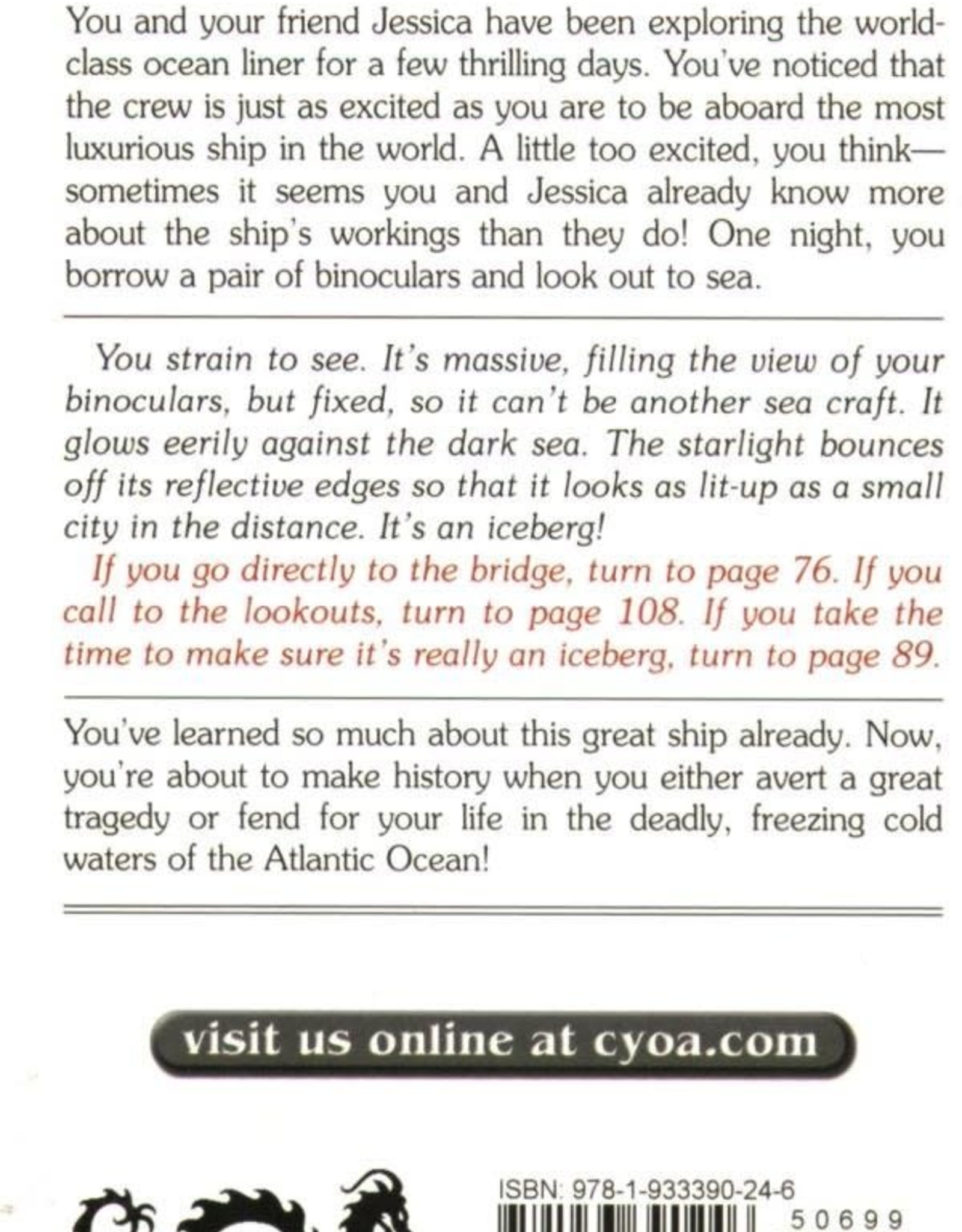 ChooseCo CYOA #24 Terror on the Titanic