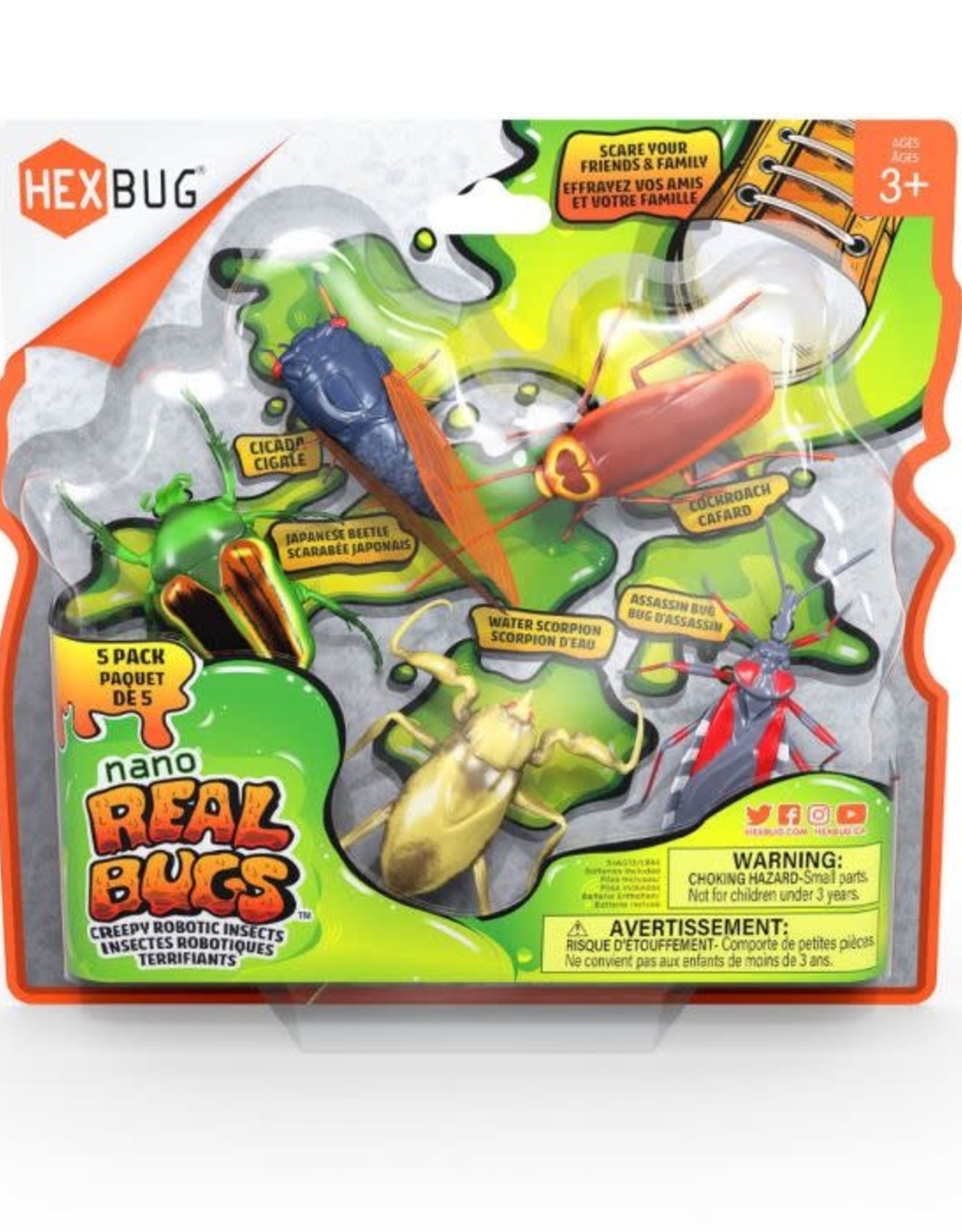 Hexbug REAL Bugs Nano 5 pack