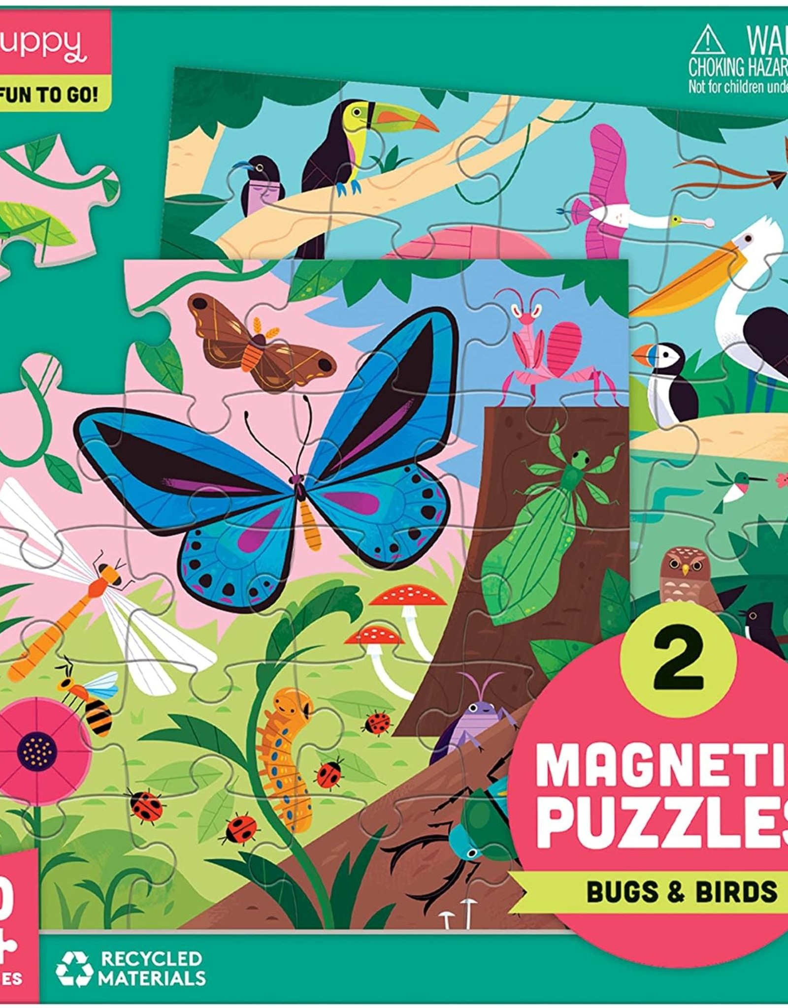 Mudpuppy Magnetic Puzzle - Bugs & Birds