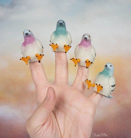 Archie McPhee Finger Puppet - Pigeons