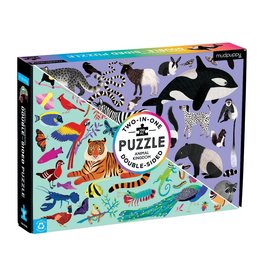 Mudpuppy 100pc Puzzle 2in1 Animal Kingdom