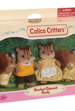 Calico Critters CC Hazelnut Chipmunk Family
