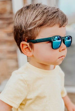 Ro Sham Bo Sunglasses - Bueller Black - Mirrored Blue, Toddler (2-4)