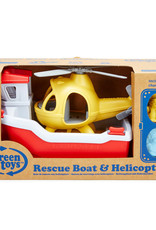 Rescue Boat and Helicopter