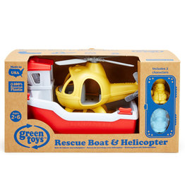 Rescue Boat and Helicopter