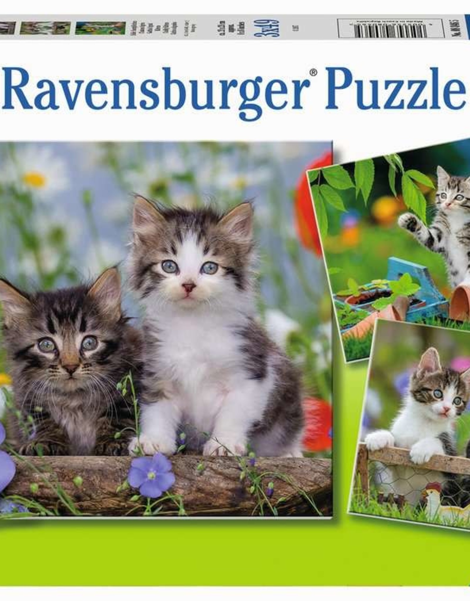 Ravensburger 3 x 49pc Cuddly Kittens Puzzle