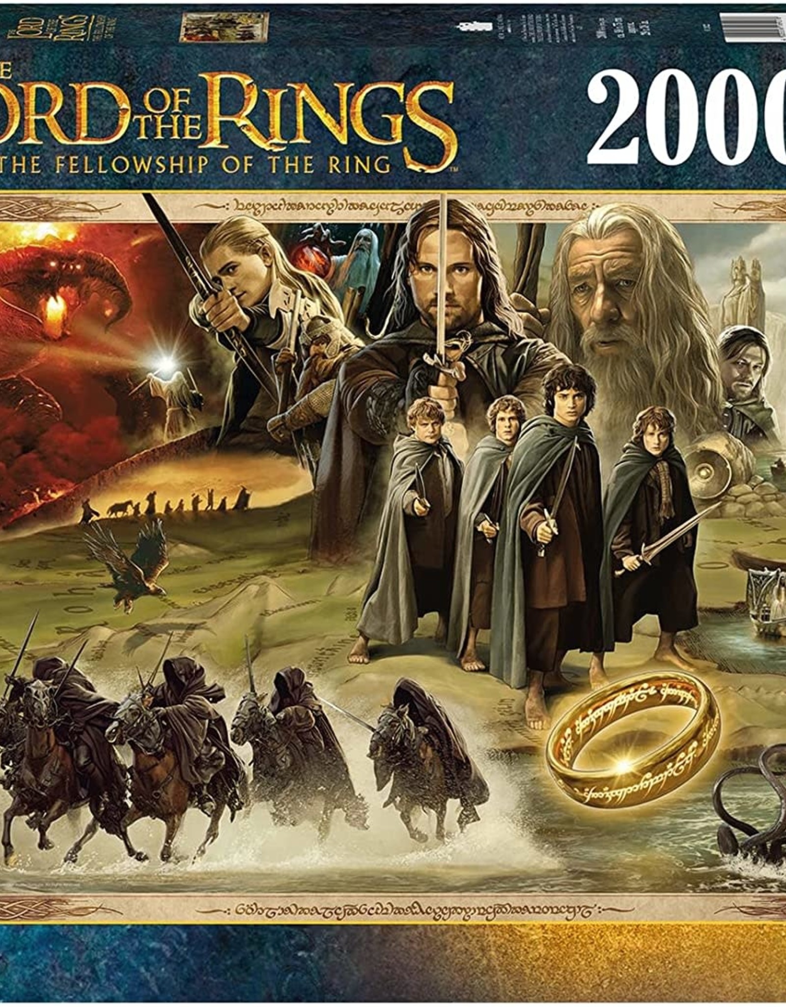 Ravensburger 2000pc Lord Of The Rings - Fellowship of the Ring Puzzle