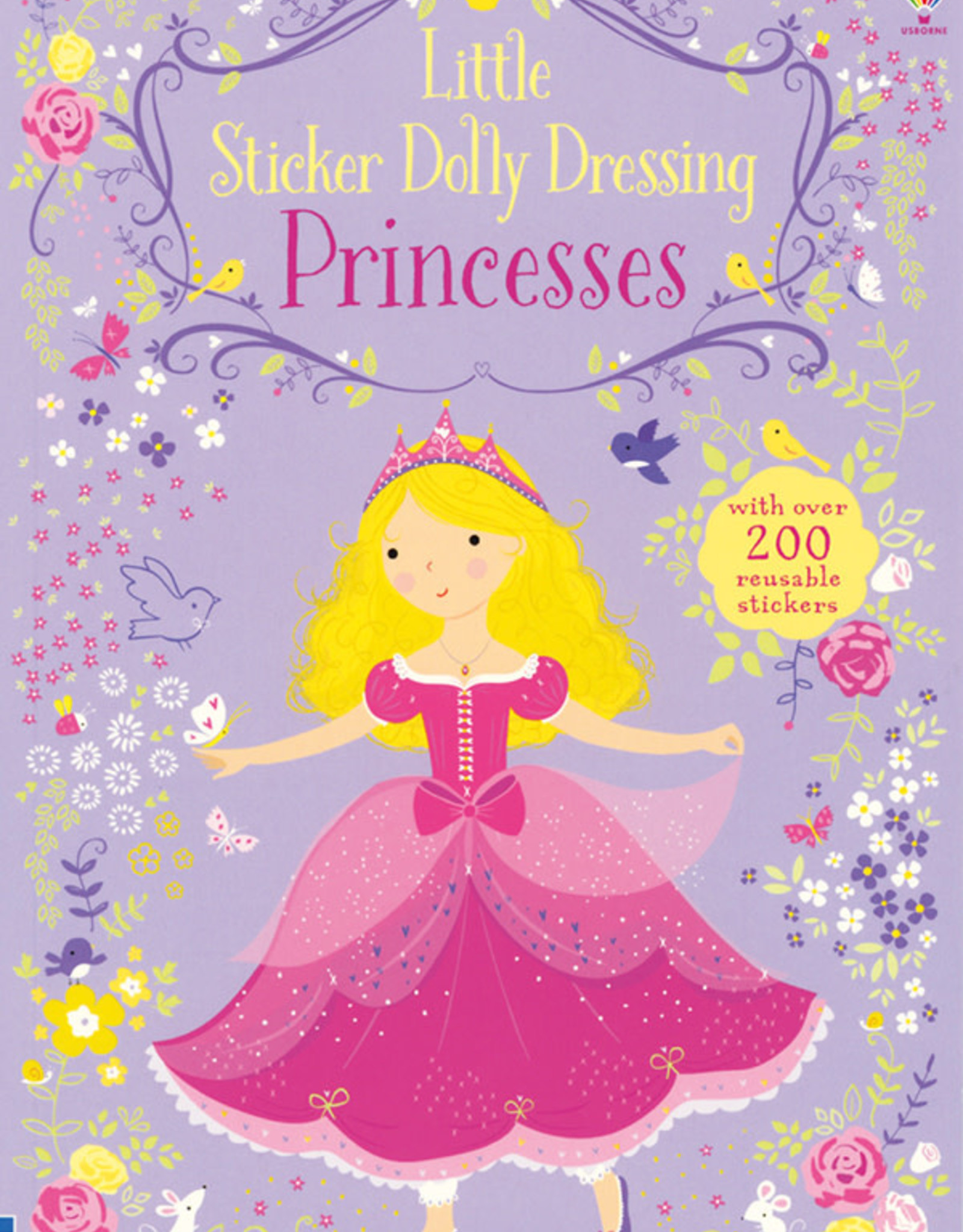 Usborne Little Sticker Dolly Dress Princesses