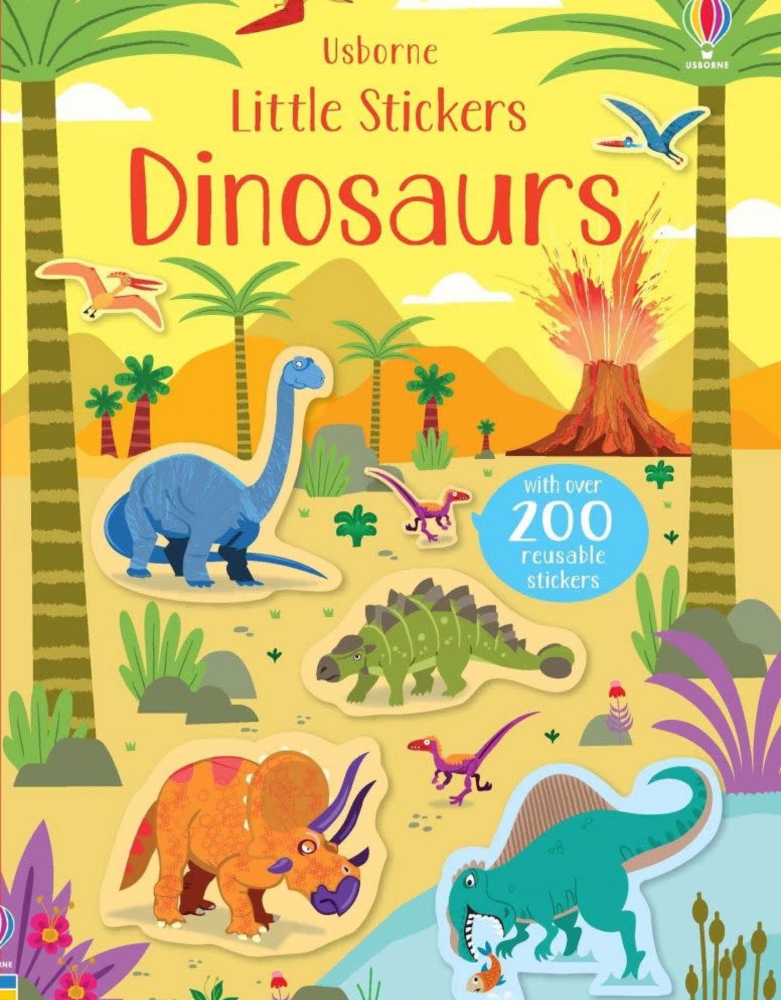 Usborne Little Stickers Dinosaurs