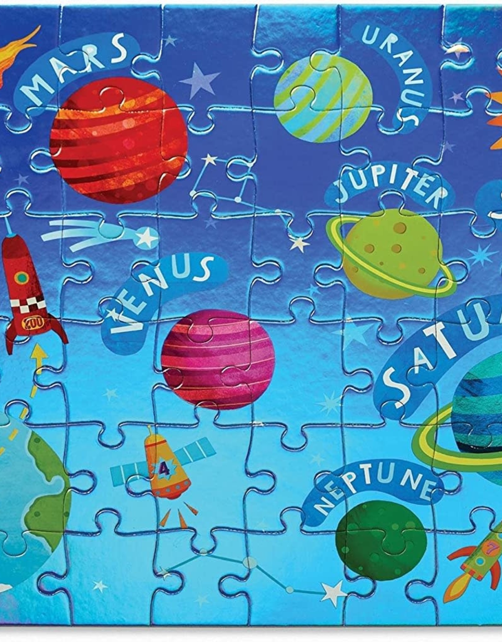 Crocodile Creek 60pc Foil Puzzle - Outer Space