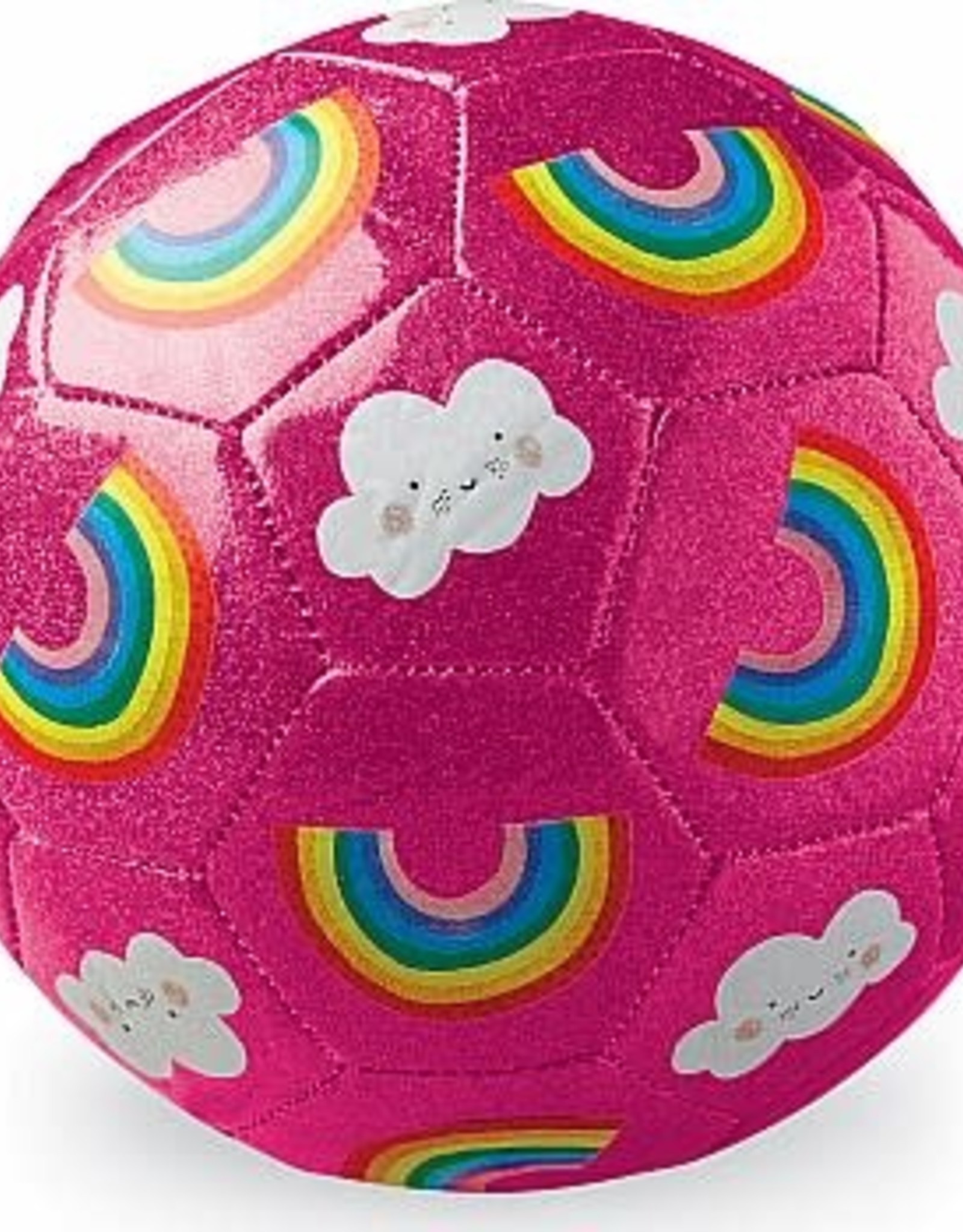 Crocodile Creek Size 3 Soccer Ball Glitter - Rainbow