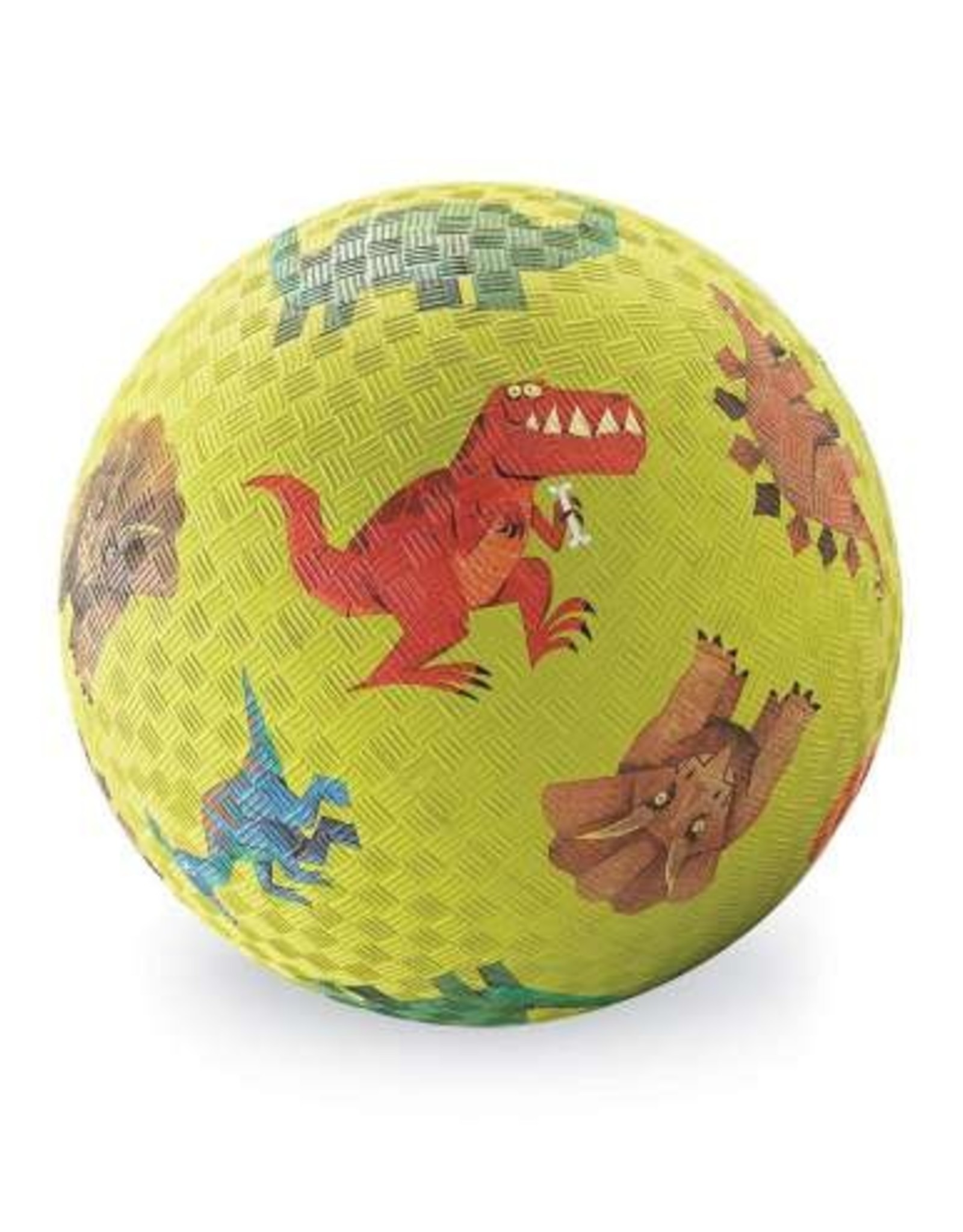 Crocodile Creek 5" Playground Ball/Dinosaurs Green