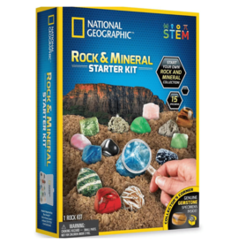 Blue Marble National Geographic - Rock and Mineral Starter Collection