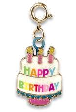 Charm It! Charm It! Gold Birthday Cake Charm