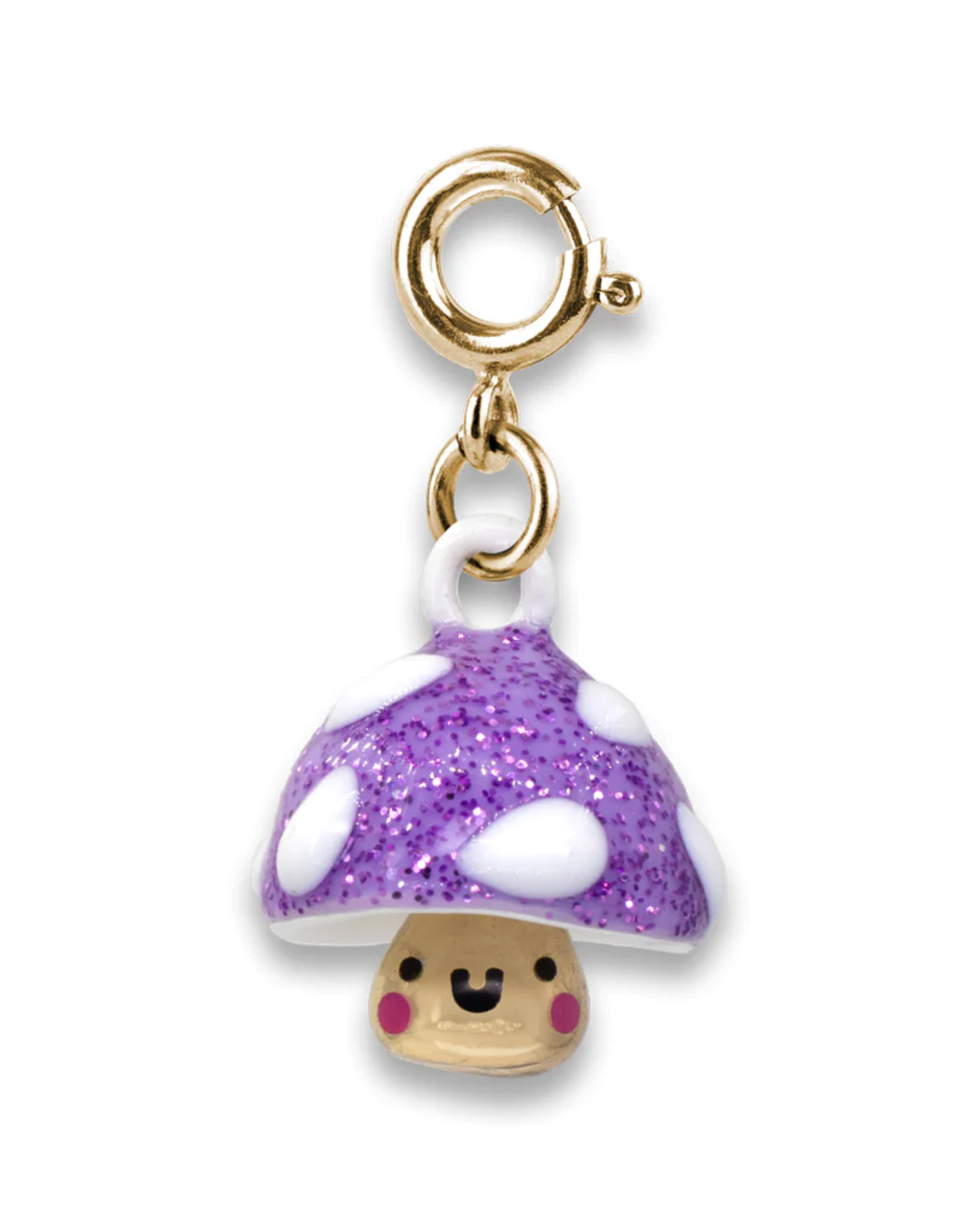 Charm It! Charm It! Gold Glitter Mushroom Charm