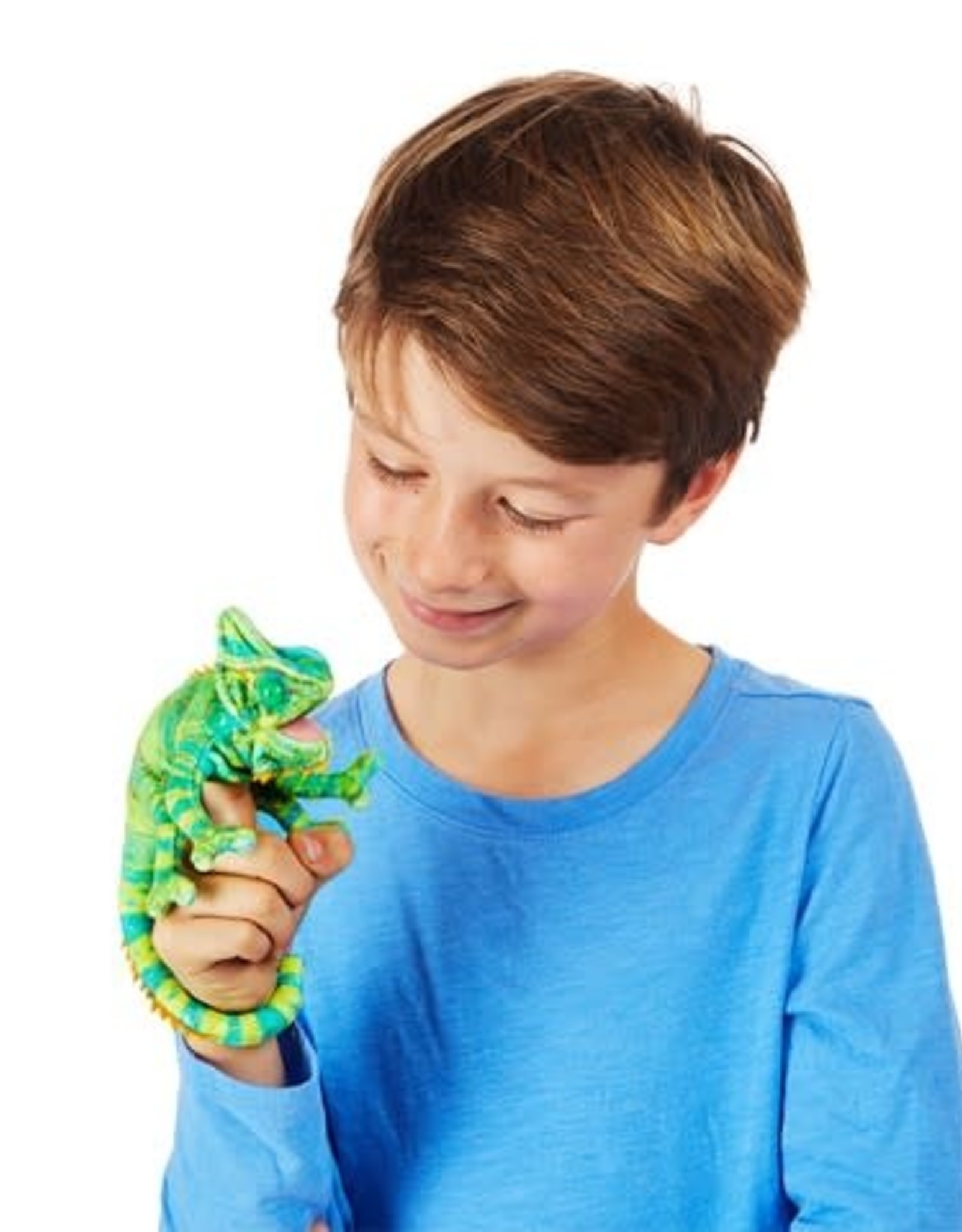 Folkmanis Folkmanis Mini Chameleon Finger Puppet