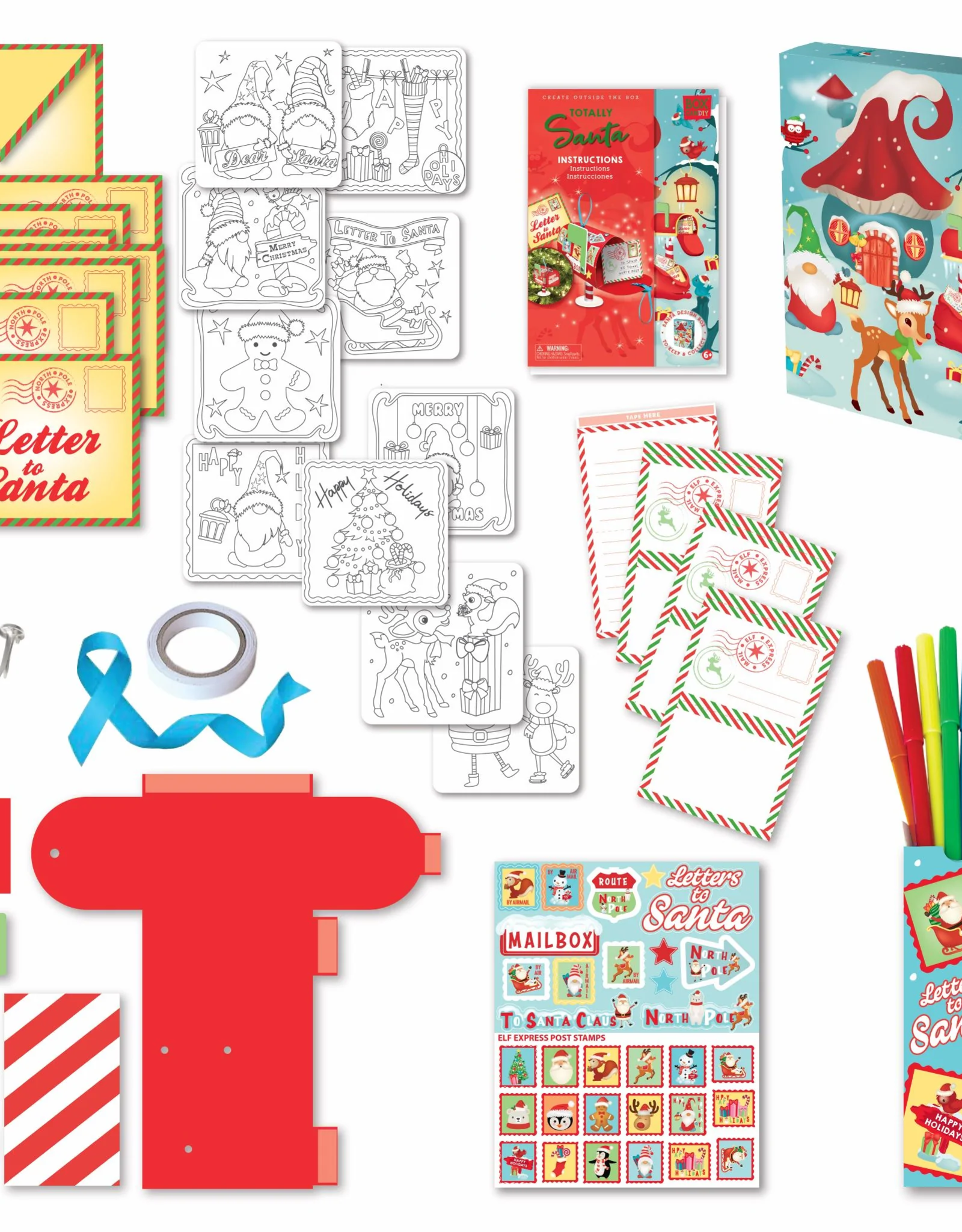 Handstand Kitchen Box CanDIY Totally Santa - Letters to Santa Mini Mailbox