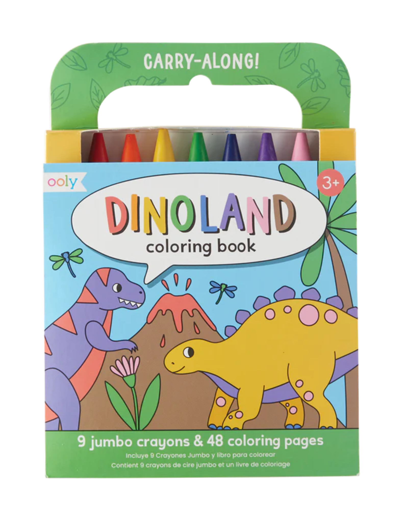 Ooly Carry Along Coloring Book - Dinoland