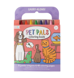 Ooly Carry Along Coloring Book - Pet Pals