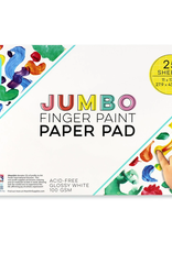 Bright Stripes Bright Stripes - Jr Jumbo Finger Paint Paper Pad