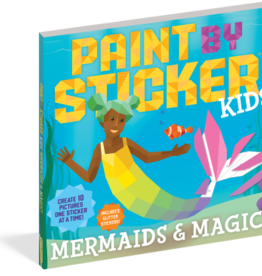 Workman Publishing Co Kids Paint By Sticker Mermaids & Magic