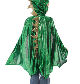 Little Adventures Green Dragon Cloak Ages 3-8