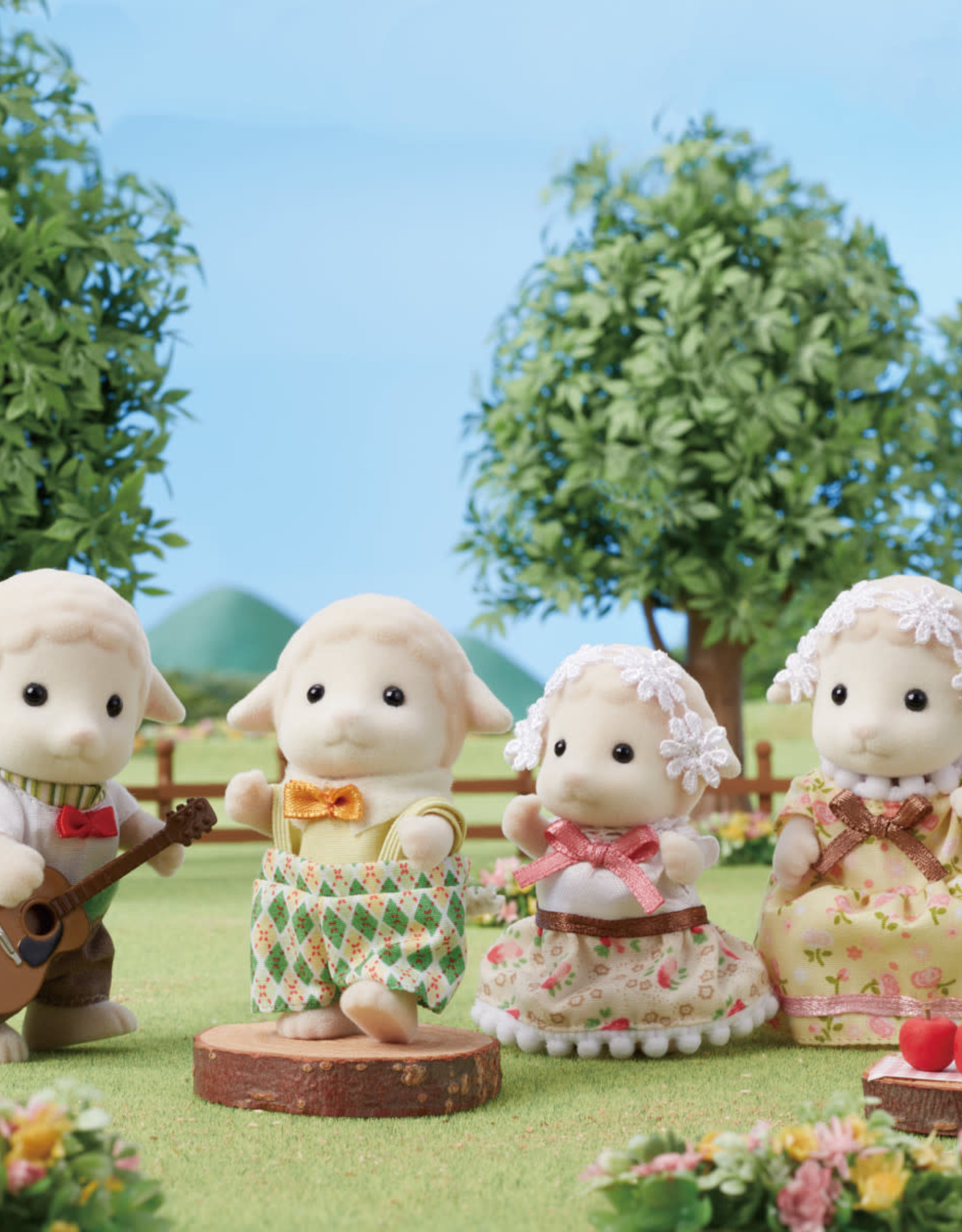 Calico Critters CC Sheep Family