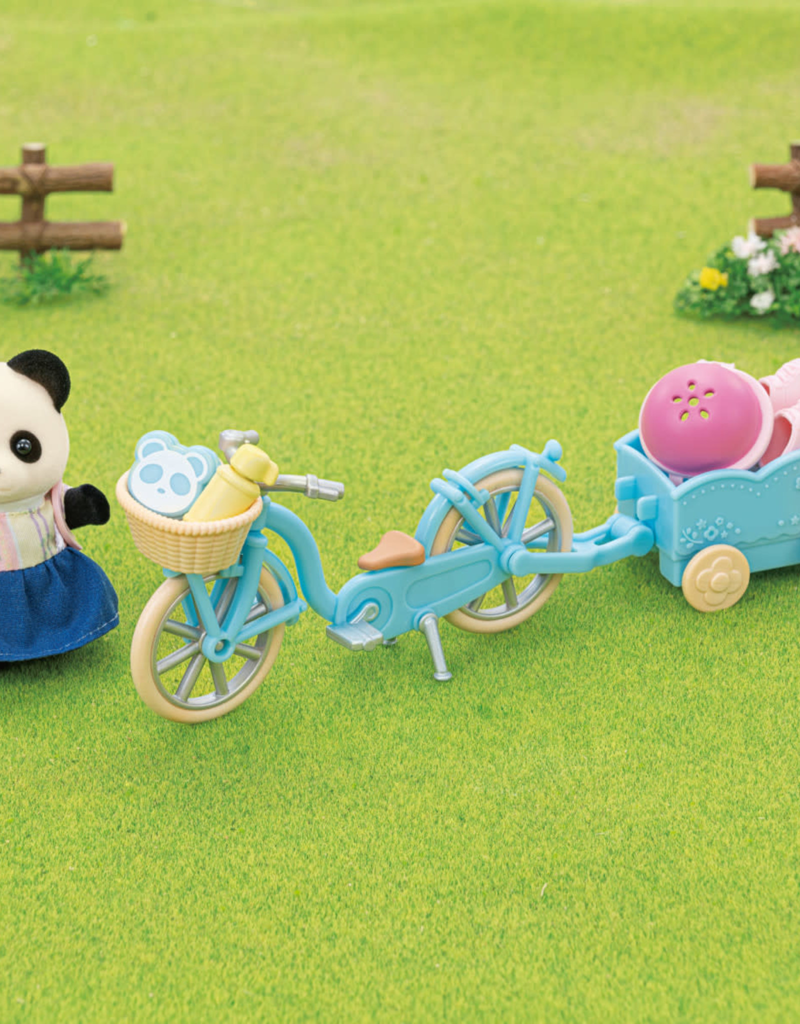 Calico Critters CC Cycle & Skate Set - Panda Girl