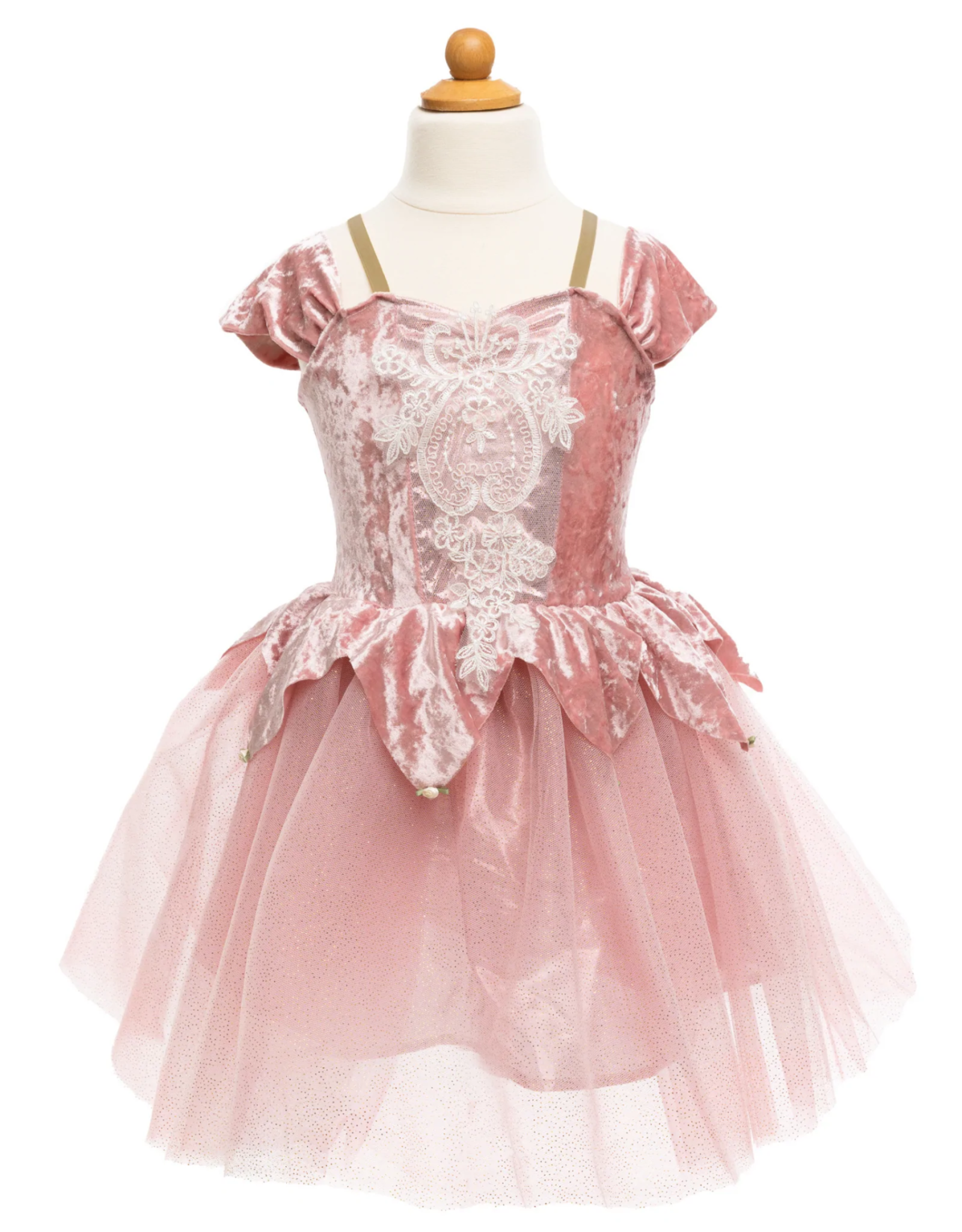 Great Pretenders Holiday Ballerina Dress, Dusty Rose, Size 5-6