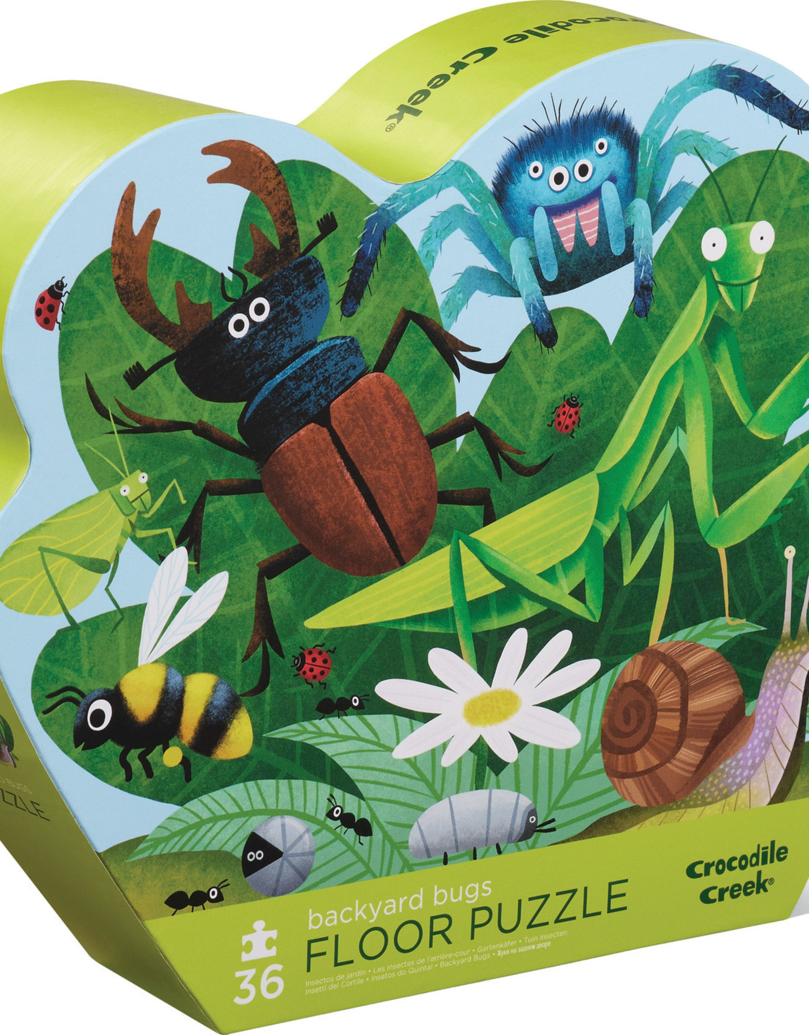 Crocodile Creek 36pc Puzzle - Backyard Bugs