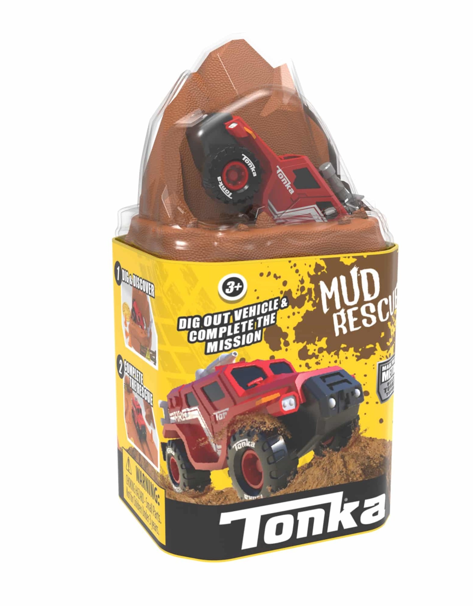 Schylling Tonka Mud Rescue Metal Movers