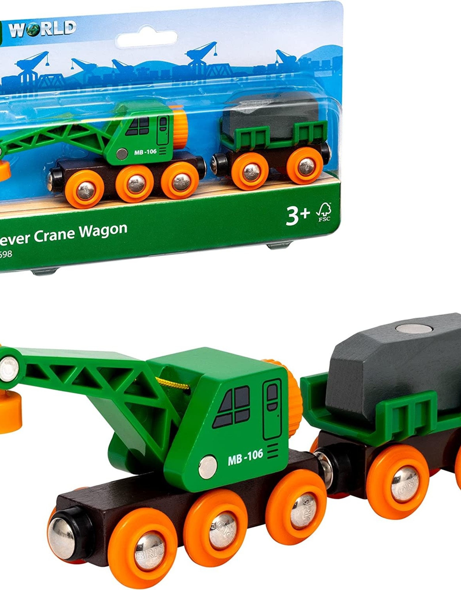 Brio Brio Clever Crane Wagon