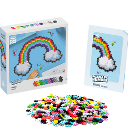 Plus-Plus 500pc Puzzle By Number  - Rainbow