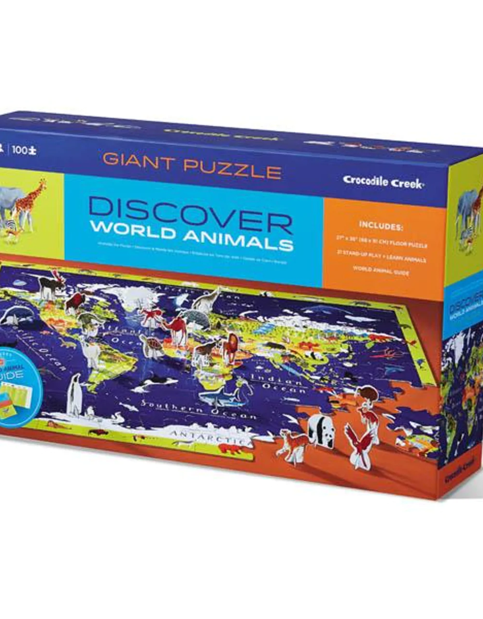 Crocodile Creek ## 100-pc Discover Puzzle/World Animals